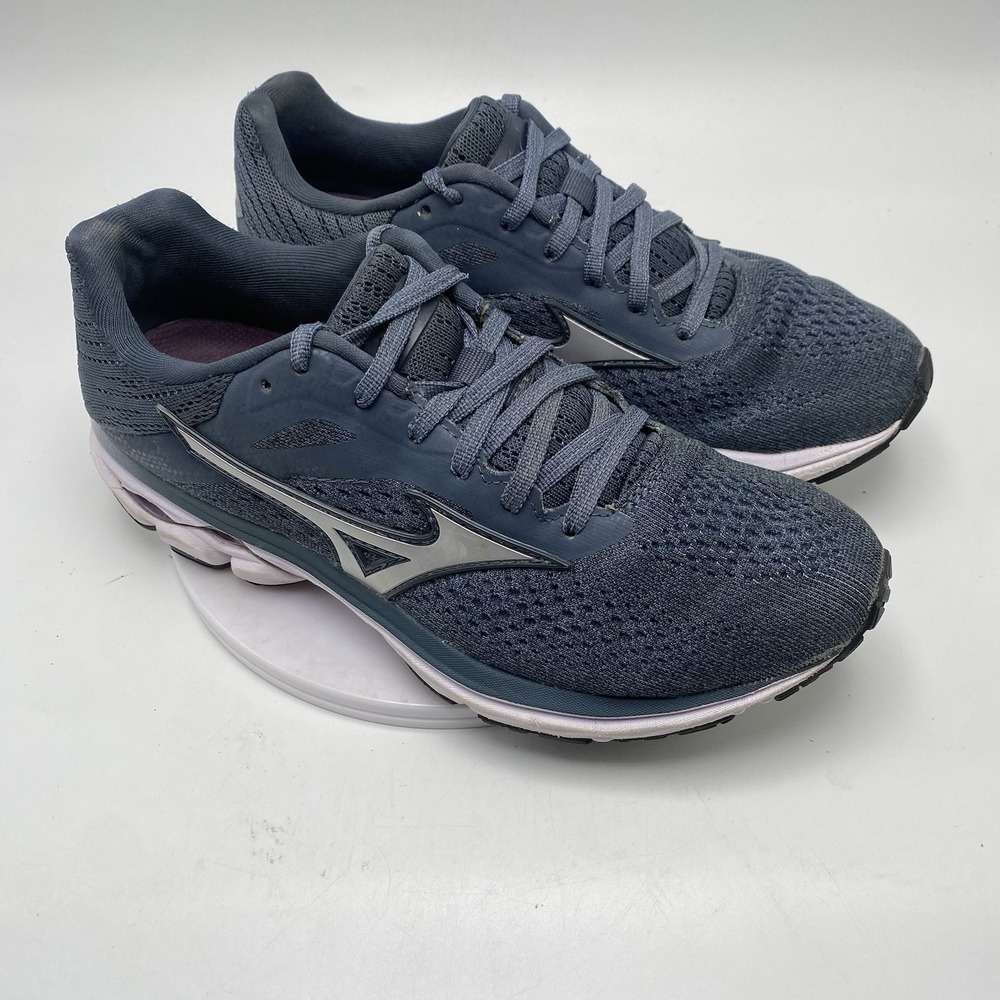 Mizuno Shoes Women Size 7 Wave Rider 23 Gray Athletic Running Trainers 3993 - Picture 3 of 16